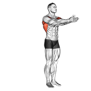 Giãn cơ ngực động (Dynamic Chest Stretch)